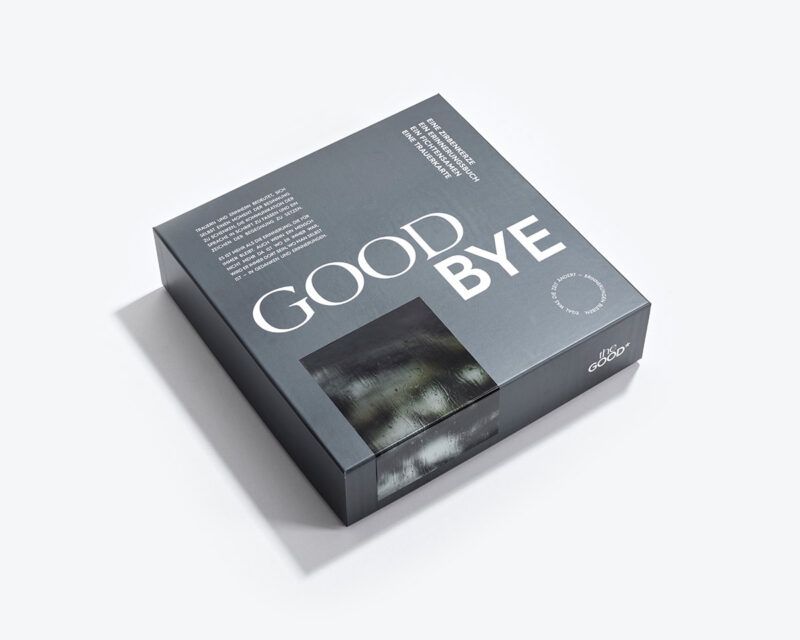 Trostbox Good Bye als Trauer Geschenk für Sterbefälle